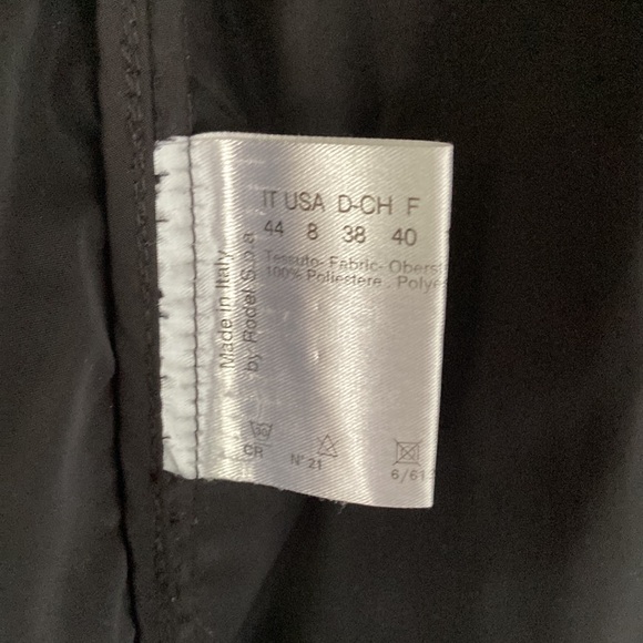 CINZIA ROCCA long black jacket size 8 *as is - Picture 7 of 13